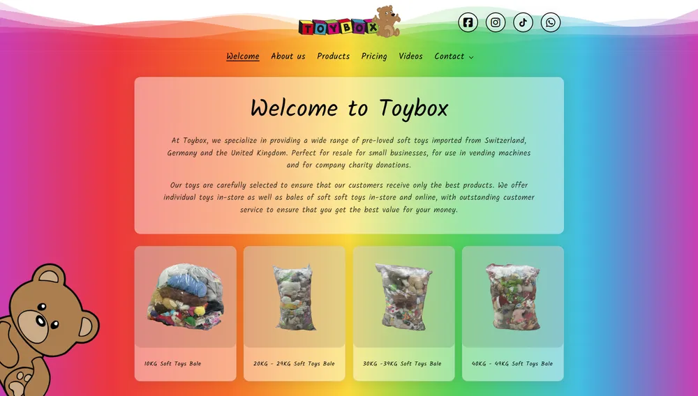 Toybox website